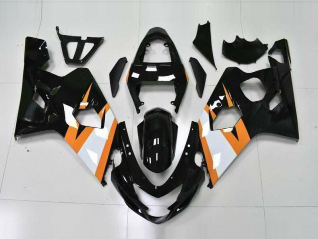 Orange Black 2004-2005 Suzuki GSXR 600/750 Motorcycle Fairings