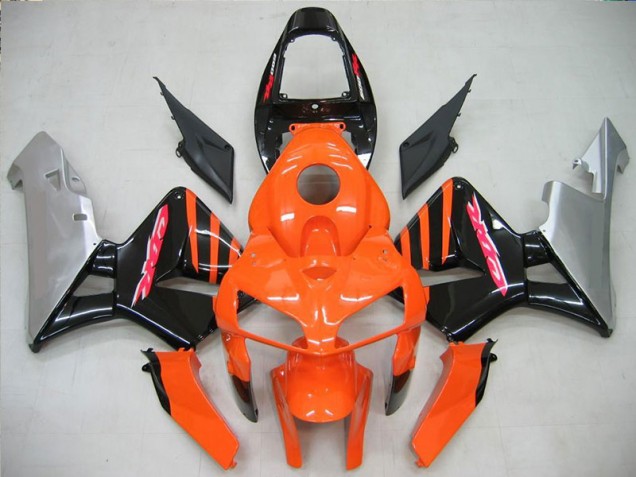 Orange Black 2005-2006 Honda CBR600RR Motorcycle Fairing & Bodywork
