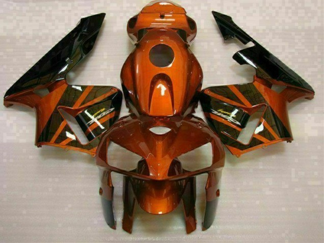 Orange Black 2005-2006 Honda CBR600RR Motorcycle Fairings Orange Black 2005-2006 Honda CBR600RR Motorcycle Fairings