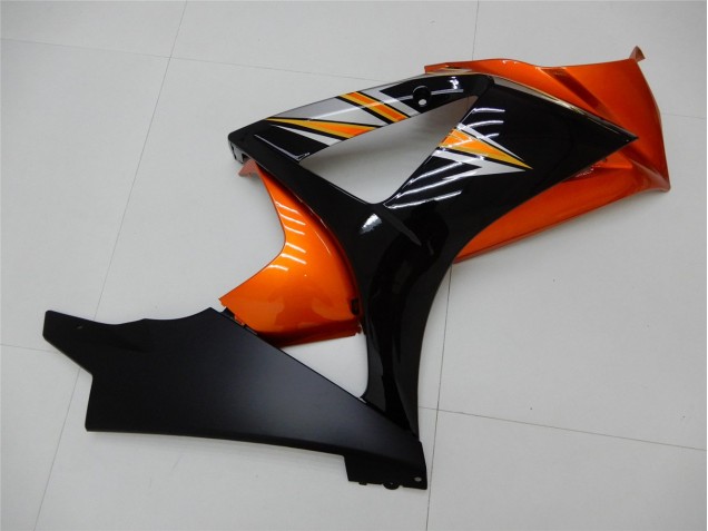Orange Black 2007-2008 Suzuki GSXR 1000 Motorcycle Fairings