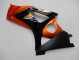 Orange Black 2007-2008 Suzuki GSXR 1000 Motorcycle Fairings