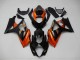 Orange Black 2007-2008 Suzuki GSXR 1000 Motorcycle Fairings