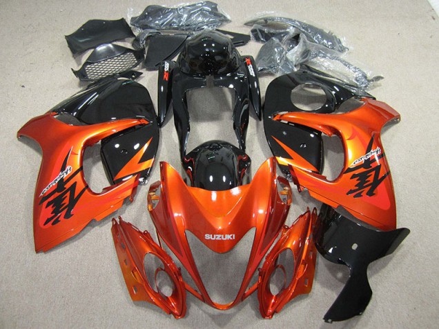 Orange Black 2008-2019 Suzuki GSXR 1300 Hayabusa Motorcycle Fairing