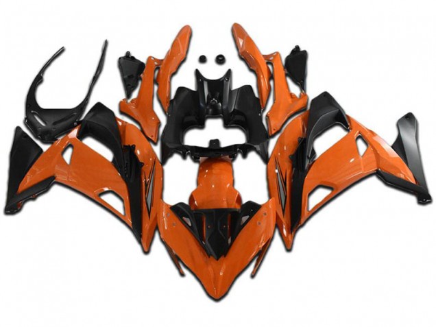 Orange Black 2017-2019 Kawasaki EX650 Motorcycle Fairings