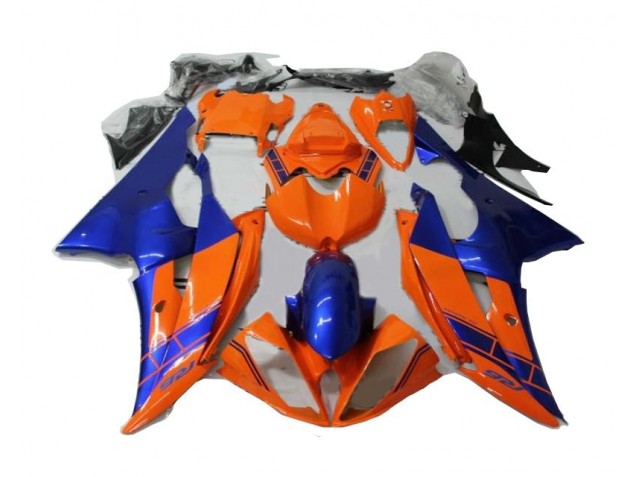 Orange Blue 2008-2016 Yamaha YZF R6 Motorcycle Fairings