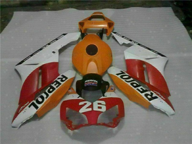 Orange Red Repsol 26 2004-2005 Honda CBR1000RR Motorcycle Fairings