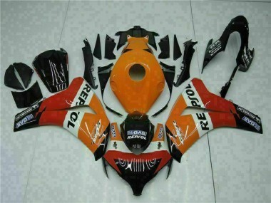 Orange Repsol 2008-2011 Honda CBR1000RR Full Motorcycle Fairing Kits
