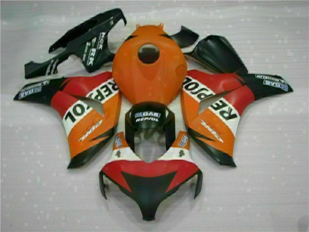 Orange Repsol 2008-2011 Honda CBR1000RR Motorcycle Fairings Orange Repsol 2008-2011 Honda CBR1000RR Motorcycle Fairings