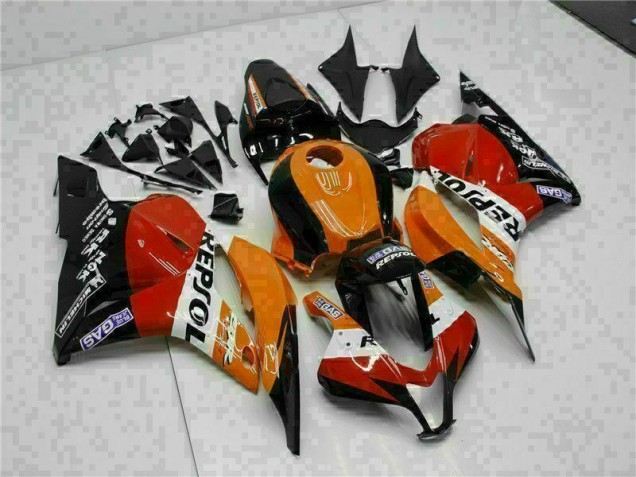 Orange Repsol 2009-2012 Honda CBR600RR Motorcycle Fairings Orange Repsol 2009-2012 Honda CBR600RR Motorcycle Fairings