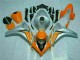 Orange Silver 2008-2011 Honda CBR1000RR Motorcycle Fairing Orange Silver 2008-2011 Honda CBR1000RR Motorcycle Fairing