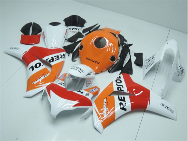 Orange White Red Repsol 2008-2011 Honda CBR1000RR Motorcycle Fairings Orange White Red Repsol 2008-2011 Honda CBR1000RR Motorcycle Fairings