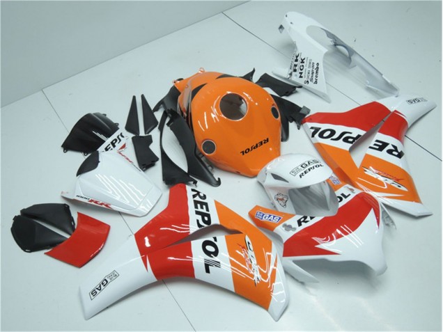 Orange White Red Repsol 2008-2011 Honda CBR1000RR Motorcycle Fairings Orange White Red Repsol 2008-2011 Honda CBR1000RR Motorcycle Fairings