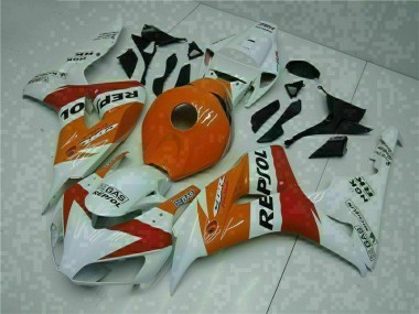 Orange White Repsol 2004-2005 Honda CBR1000RR Motorcycle Fairings