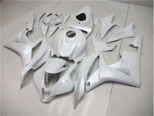 Pearl White 2007-2008 Honda CBR600RR Motorcycle Fairing Pearl White 2007-2008 Honda CBR600RR Motorcycle Fairing