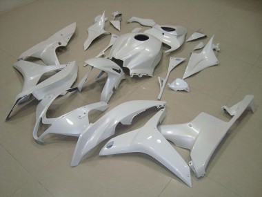 Pearl White 2007-2008 Honda CBR600RR Motorcycle Fairings