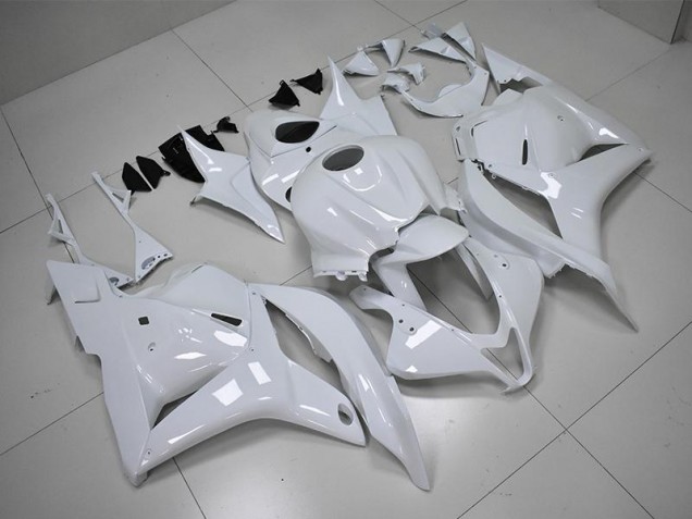 Pearl White 2009-2012 Honda CBR600RR Motorcycle Fairings