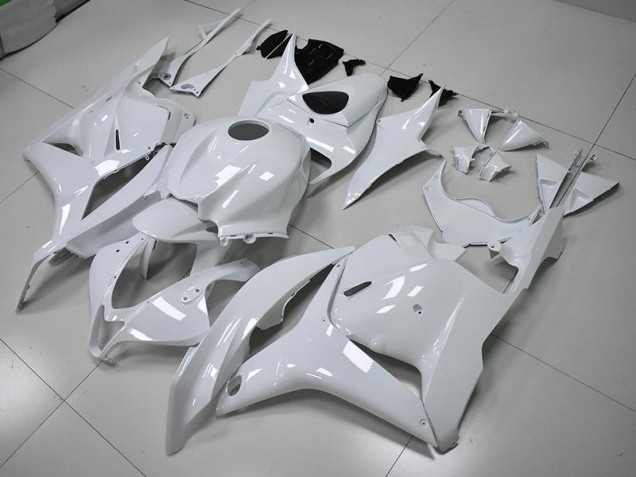 Pearl White 2009-2012 Honda CBR600RR Motorcycle Fairings
