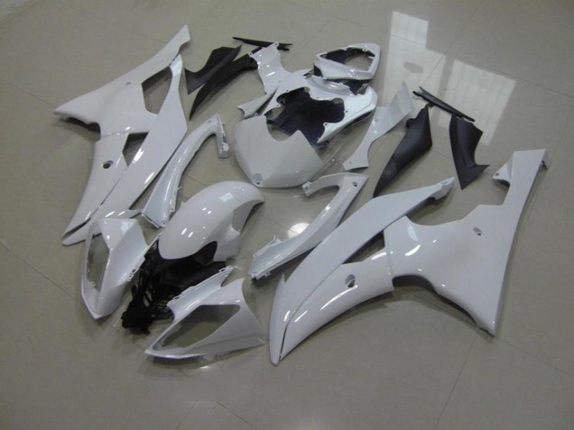 Pearl White No Decals 2008-2016 Yamaha YZF R6 Motorcycle Fairings Pearl White No Decals 2008-2016 Yamaha YZF R6 Motorcycle Fairings