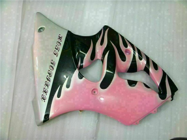 Pink 2000-2002 Kawasaki ZX6R Motorcycle Fairings