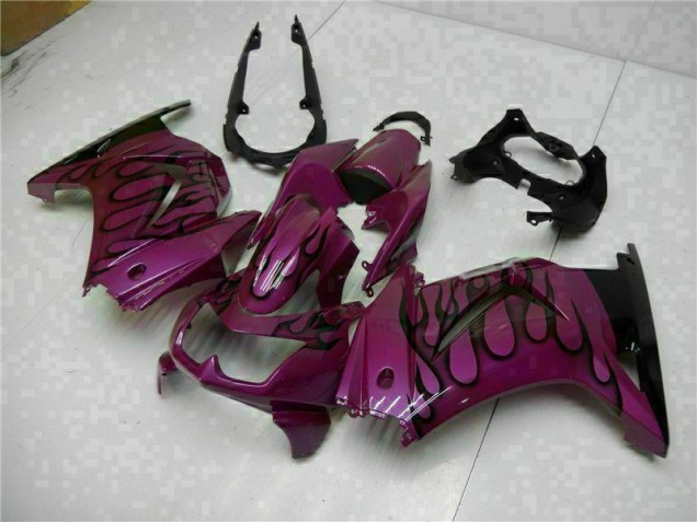 Purple 2008-2012 Kawasaki EX250 Motorcycle Fairings