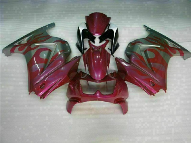 Purple Red 2008-2012 Kawasaki EX250 Motorcycle Fairings