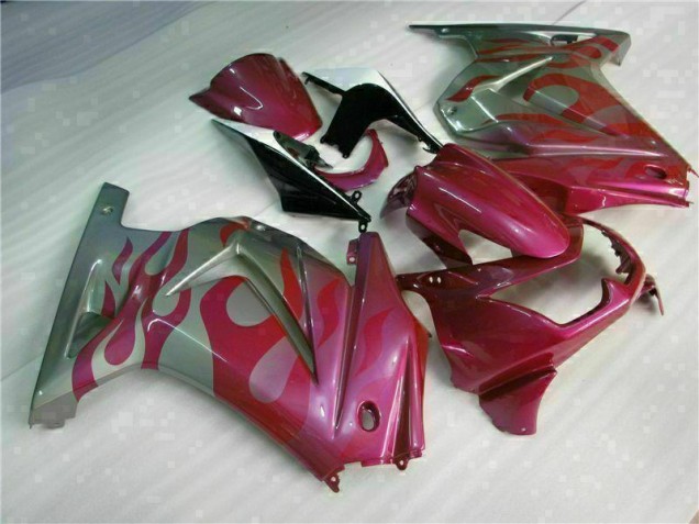 Purple Red 2008-2012 Kawasaki EX250 Motorcycle Fairings