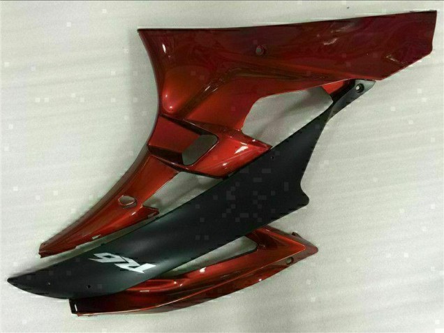 Red 2006-2007 Yamaha YZF R6 Motorcycle Fairings