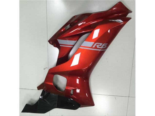 Red 2017-2021 Yamaha YZF R6 Motorcycle Fairings