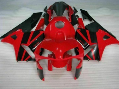 Red Black 2003-2004 Honda CBR600RR Motorcycle Fairing Kits