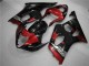 Red Black 2003-2004 Suzuki GSXR 1000 Motorcycle Fairings Red Black 2003-2004 Suzuki GSXR 1000 Motorcycle Fairings