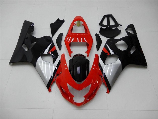 Red Black 2004-2005 Suzuki GSXR 600/750 Motorcycle Fairings Red Black 2004-2005 Suzuki GSXR 600/750 Motorcycle Fairings