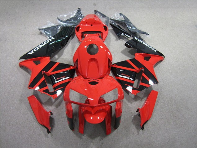 Red Black 2005-2006 Honda CBR600RR Full Motorcycle Fairing Kits
