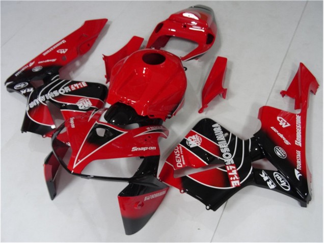 Red Black 2005-2006 Honda CBR600RR Motorcycle Fairing Kits & Plastic Red Black 2005-2006 Honda CBR600RR Motorcycle Fairing Kits & Plastic