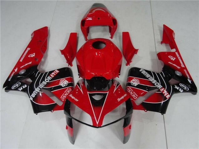 Red Black 2005-2006 Honda CBR600RR Motorcycle Fairing Kits & Plastic Red Black 2005-2006 Honda CBR600RR Motorcycle Fairing Kits & Plastic