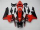 Red Black 2005-2006 Honda CBR600RR Motorcycle Fairing