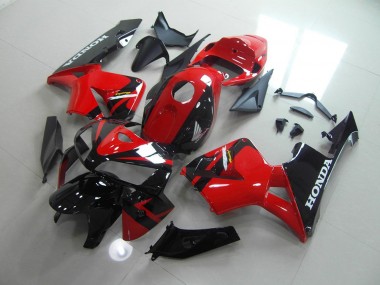 Red Black 2005-2006 Honda CBR600RR Motorcycle Fairings