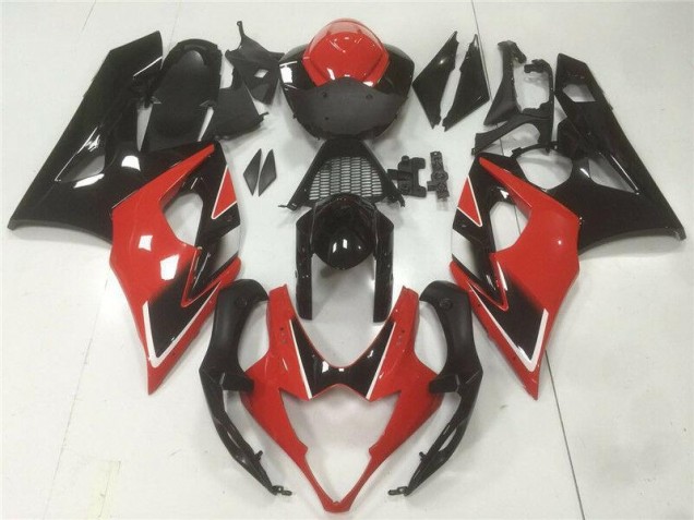 Red Black 2005-2006 Suzuki GSXR 1000 Motorcycle Fairing Kits Red Black 2005-2006 Suzuki GSXR 1000 Motorcycle Fairing Kits