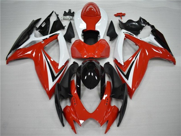 Red Black 2006-2007 Suzuki GSXR 600/750 Motorcycle Bodywork Red Black 2006-2007 Suzuki GSXR 600/750 Motorcycle Bodywork