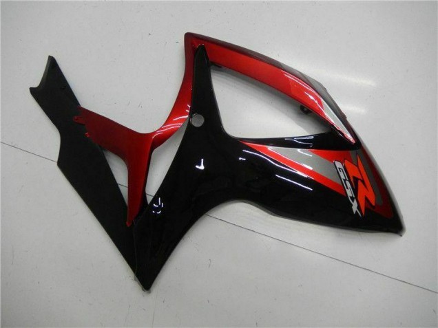 Red Black 2006-2007 Suzuki GSXR 600/750 Motorcycle Fairings