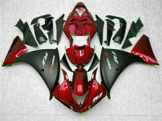 Red Black 2009-2011 Yamaha YZF R1 Motorcycle Fairing