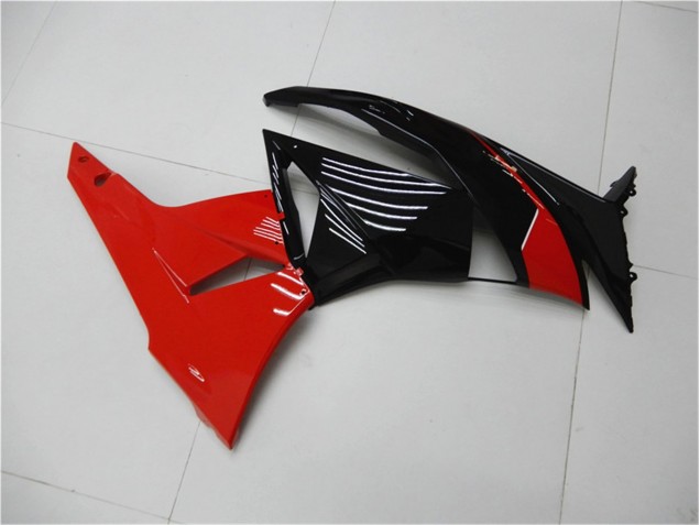 Red Black 2009-2012 Kawasaki ZX6R Motorcycle Fairings Red Black 2009-2012 Kawasaki ZX6R Motorcycle Fairings