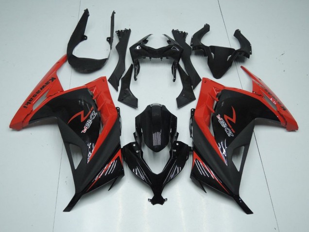 Red Black 2013-2016 Kawasaki ZX300R Motorcycle Fairing