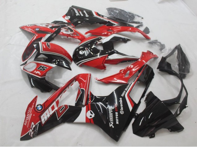 Red Black 2015-2018 BMW S1000RR Motorcycle Fairings Red Black 2015-2018 BMW S1000RR Motorcycle Fairings