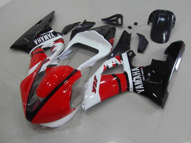 Red Black White Race Version 2000-2001 Yamaha YZF R1 Motorcycle Fairings