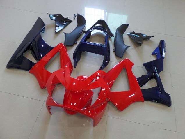 Red Dark Blue 2000-2001 Honda CBR900RR 929 Motorcycle Fairings