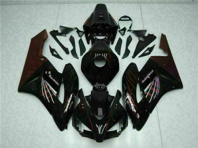 Red Flame 2004-2005 Honda CBR1000RR Motorcycle Fairings