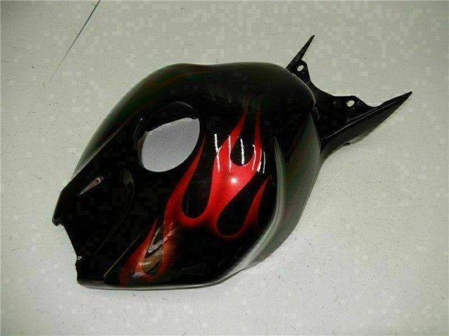 Red Flame Black 2004-2005 Honda CBR1000RR Motorcycle Fairings