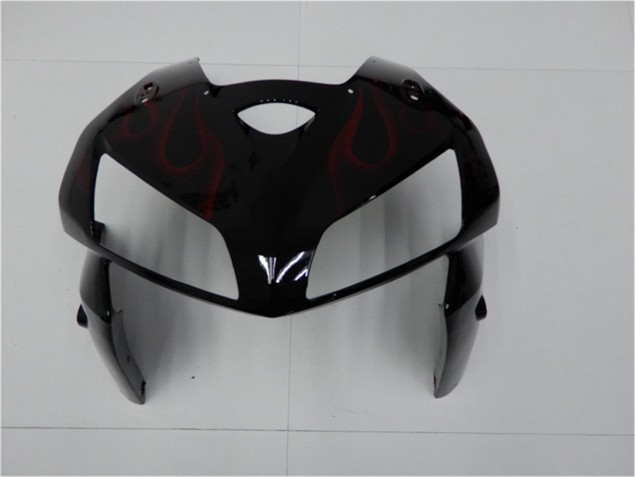 Red Flame Black 2005-2006 Honda CBR600RR Motorcycle Fairings