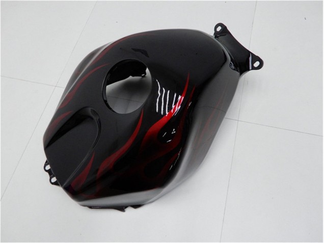 Red Flame Black 2005-2006 Honda CBR600RR Motorcycle Fairings