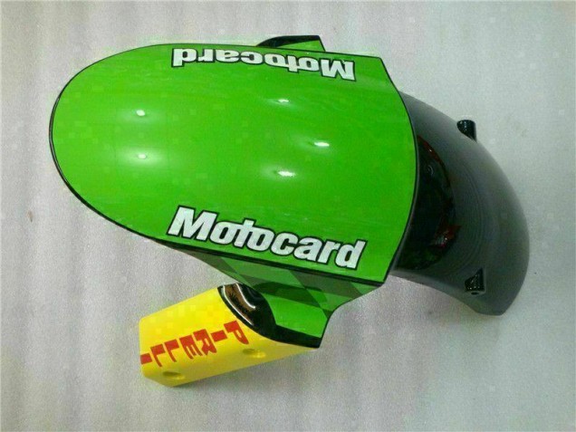 Red Green Motocard 2009-2012 Kawasaki ZX6R Motorcycle Fairings